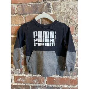 PUMA Baby Pullover Gray/White/Black Baby Size 18 Months